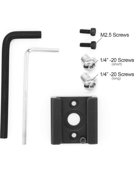 Adaptador de Montaje de Zapata Fría Anwenk 2 Piezas 1/4"