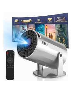 Proyector Inteligente XBJ LXPT001 4K Bluetooth WiFi 5G Plata