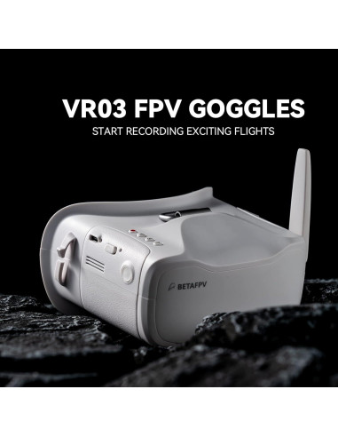 Gafas FPV BETAFPV VR03 4.3" HD 800x480 DVR Antena 5.8G
