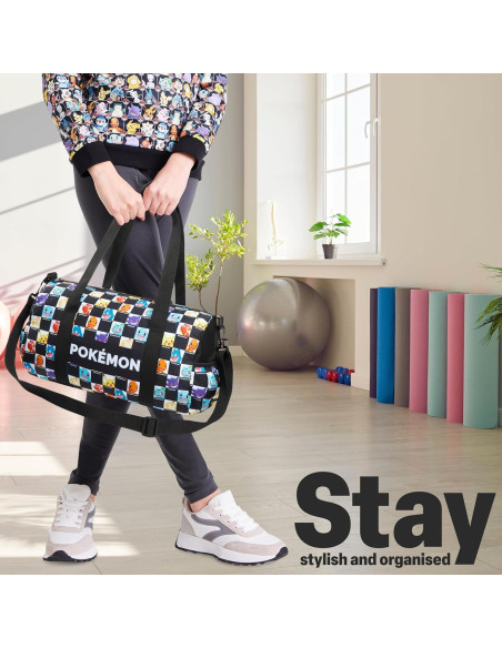Bolsa de gimnasio Pokemon para niños 38x22x18 cm