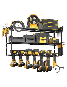 Organizador de Herramientas Longtor para Pared 3 Niveles 15kg