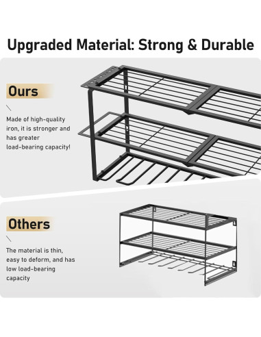 Organizador de Herramientas Longtor para Pared 3 Niveles 15kg