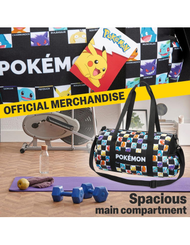 Bolsa de gimnasio Pokemon para niños 38x22x18 cm