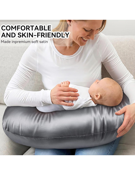 Funda de Almohada de Lactancia Pro Goleem Satin 2 Paquetes