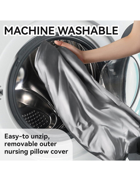 Funda de Almohada de Lactancia Pro Goleem Satin 2 Paquetes