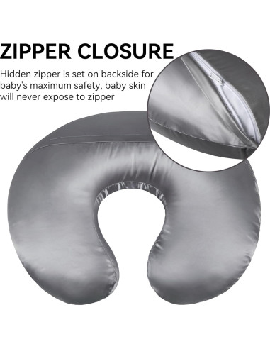 Funda de Almohada de Lactancia Pro Goleem Satin 2 Paquetes