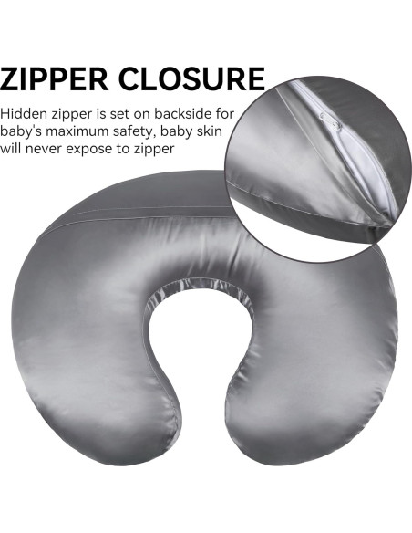 Funda de Almohada de Lactancia Pro Goleem Satin 2 Paquetes