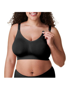 Sujetador de Lactancia Bravado Body Silk Sin Costuras Negro Pequeño