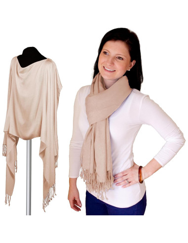 Pashmina Cubierta de Lactancia 100% Poliéster con Pulsera Recordatorio