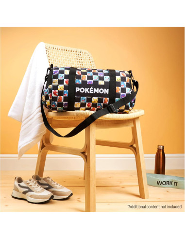 Bolsa de gimnasio Pokemon para niños 38x22x18 cm