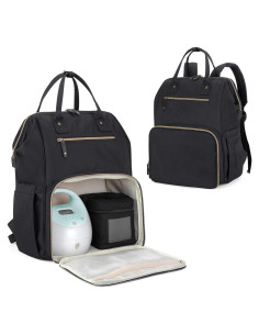 Mochila para Sacaleches Damero Nylon Resistente al Agua 39.62 cm