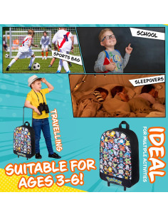 Maleta Plegable para Niños Pokemon 39cm 10.5L Negra 2