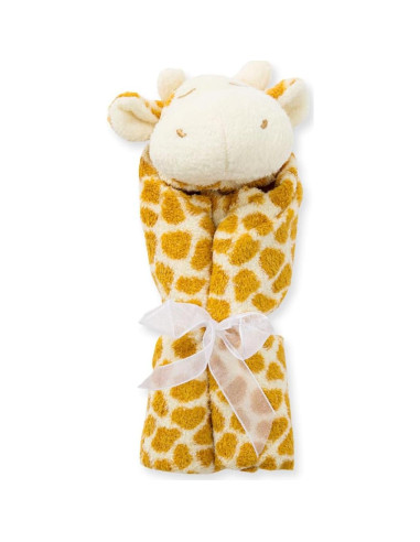 Manta de Seguridad Angel Dear Jirafa Marrón 33x33 cm