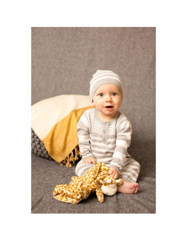 Manta de Seguridad Angel Dear Jirafa Marrón 33x33 cm