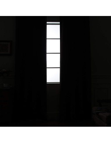 Cortinas Térmicas Aisladas Yakamok 132.08x137.16 cm Opacas Gris