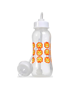 Botella Anti-Cólico Sin Manos 9 oz - León para Bebés 3m+