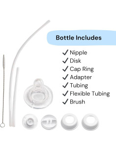 Botella Anti-Cólico Sin Manos 9 oz - León para Bebés 3m+ 2