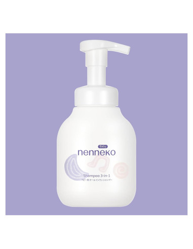 Jabón y Champú 3-en-1 NENNEKO para Bebés 295 ml - Sin Lagrimas