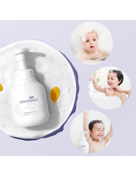 Jabón y Champú 3-en-1 NENNEKO para Bebés 295 ml - Sin Lagrimas Jabón y Champú 3-en-1 NENNEKO para Bebés 295 ml - Sin Lagrimas