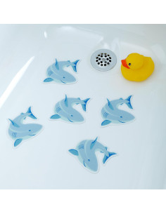 Adhesivos Antideslizantes SlipX Solutions Tatuajes Tiburón 5 Pzas 2