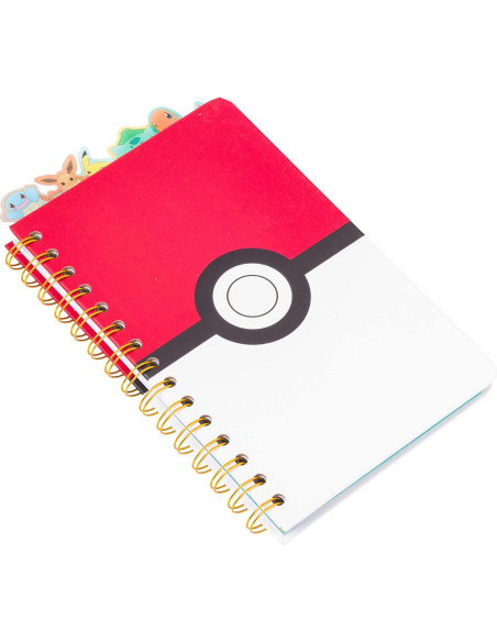 Cuaderno de Anillas Pokemon Pokeball Starters 12.7x20.3cm