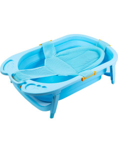 Asiento de Baño para Bebés YiBTS4 - Malla Antideslizante Azul 2