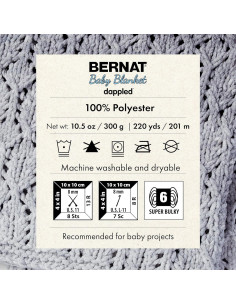 Hilo Bernat Manta de Bebé Dappled Durazno 300g - 220m 2