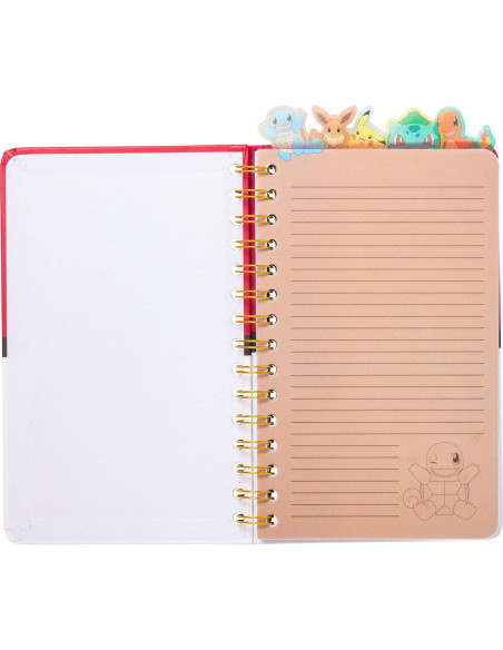 Cuaderno de Anillas Pokemon Pokeball Starters 12.7x20.3cm