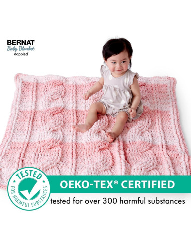 Hilo Bernat Manta de Bebé Dappled Durazno 300g - 220m