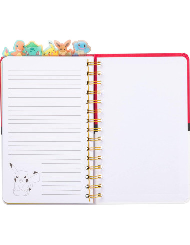 Cuaderno de Anillas Pokemon Pokeball Starters 12.7x20.3cm