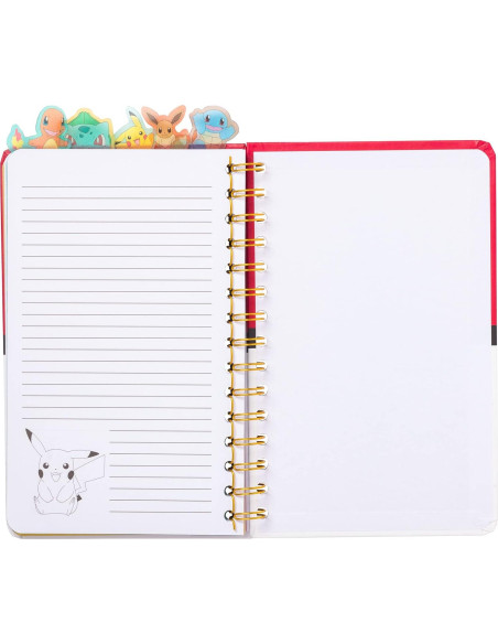 Cuaderno de Anillas Pokemon Pokeball Starters 12.7x20.3cm