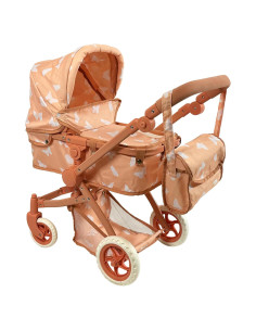 Carrito de Muñecas Convertible The New York Doll Beige 63.5cm