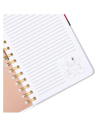 Cuaderno de Anillas Pokemon Pokeball Starters 12.7x20.3cm