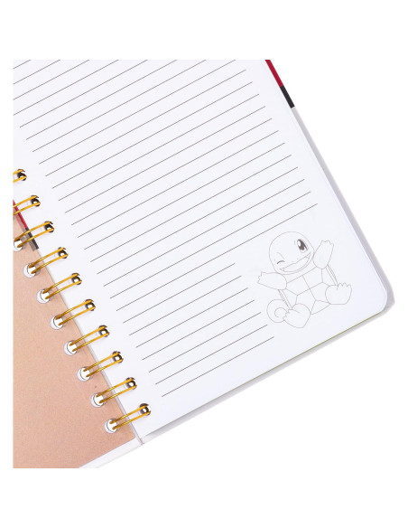 Cuaderno de Anillas Pokemon Pokeball Starters 12.7x20.3cm