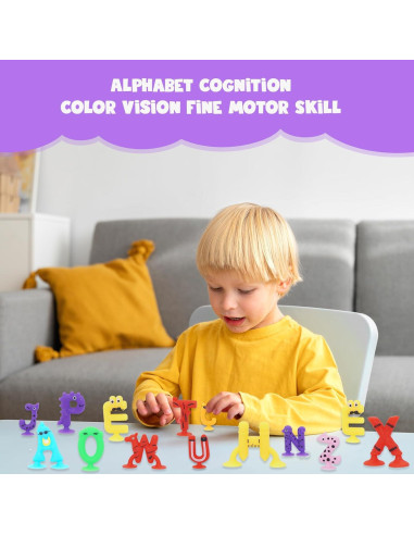 Juguetes de Succión de Letras del Alfabeto Blizuup 26 Piezas