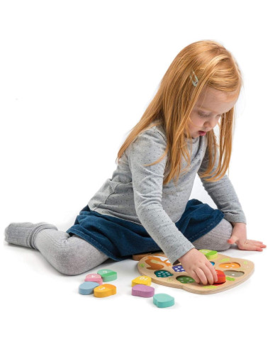 Juego de rompecabezas de madera Tender Leaf Toys - Conteo 10