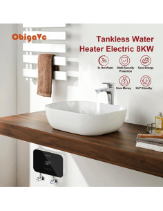 Calentador de Agua Instantáneo Eléctrico ObigaVc 8kW 240V 2