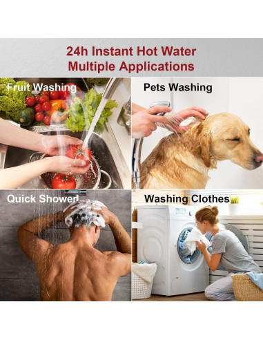 Calentador de Agua Instantáneo Eléctrico ObigaVc 8kW 240V