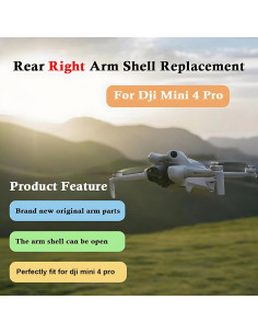 Cubierta de brazo trasero izquierdo ZWLLKJGS para Dji Mini 4 Pro 2