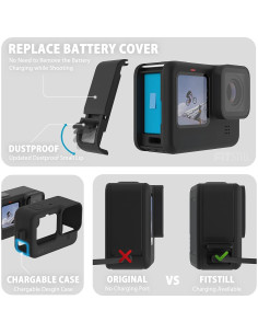 Kit Accesorios Protectores FitStill para GoPro Hero 9-13 Negro 2