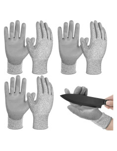 Guantes Resistentes a Cortes Janmercy 3 Pares Nivel 5