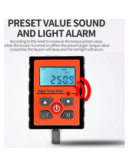 Adaptador de Par Digital Soonkoda K-340 1/2" a 1/4" y 3/8"