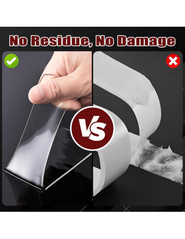 Cinta Doble Cara Alta Resistencia Navona 50 Pcs 2.54x10.16 cm