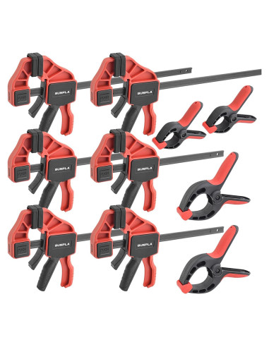 Juego de 10 Abrazaderas de Barra Gunpla 6" y 12" Ajustables