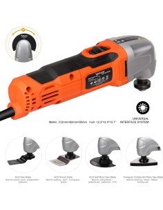 Herramienta Multiuso Oscilante Yunirvana 22000 OPM 1.5A 2