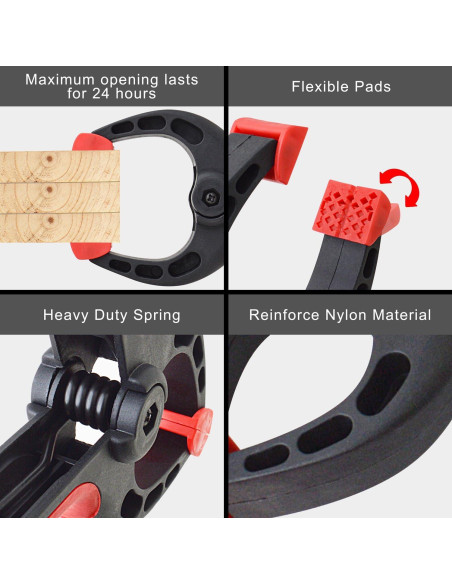 Juego de 10 Abrazaderas de Barra Gunpla 6" y 12" Ajustables Juego de 10 Abrazaderas de Barra Gunpla 6" y 12" Ajustables