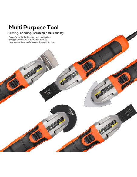 Herramienta Multiuso Oscilante Yunirvana 22000 OPM 1.5A