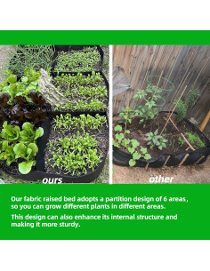 Cama de Jardín Elevada CJGQ 1.22x0.61x0.30m Tela No Tejida 2