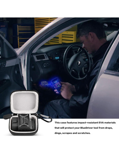 Funda Mini Comecase para Escáner OBDII Bluetooth Pro - Gris