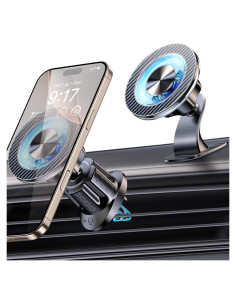Soporte Magnético para Coche Coneclat con Doble Gancho y 22 Imán